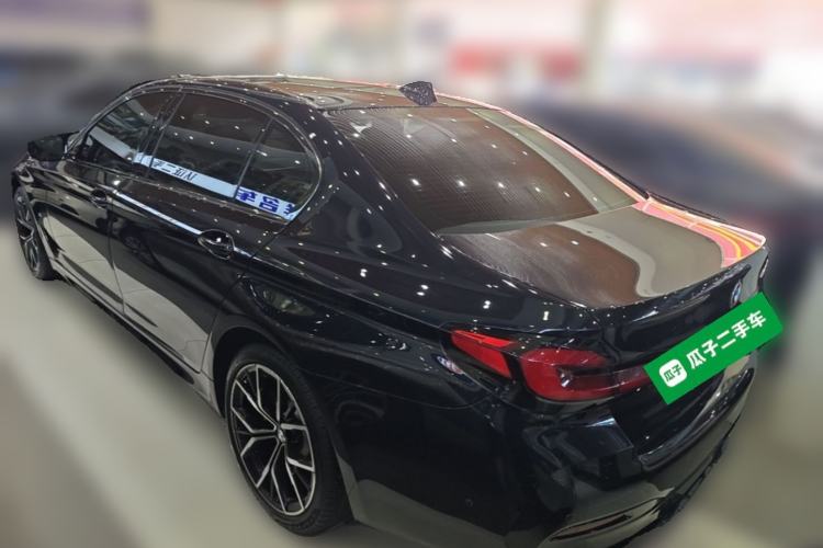 Used BMW 5 Series 2021 530Li Luxury Edition M Sport Package Rear Left 45 Deg