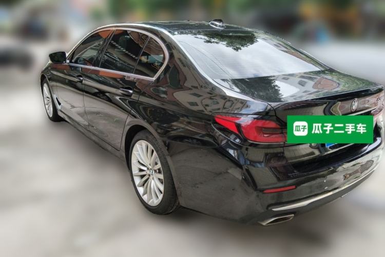 Used BMW 5 Series 2021 530Li Luxury Edition Premium Package Rear Left 45 Deg