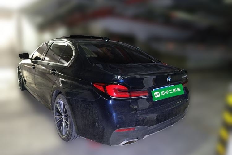 Used BMW 5 Series 2021 530Li Leading Model M Sport Package Rear Left 45 Deg