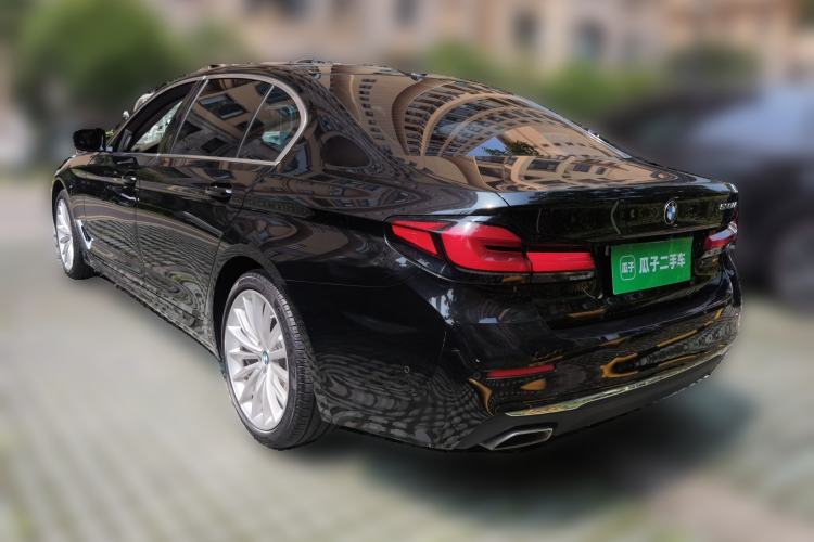 Used BMW 5 Series 2021 Updated 530Li Luxury Package Premium Edition Rear Left 45 Deg