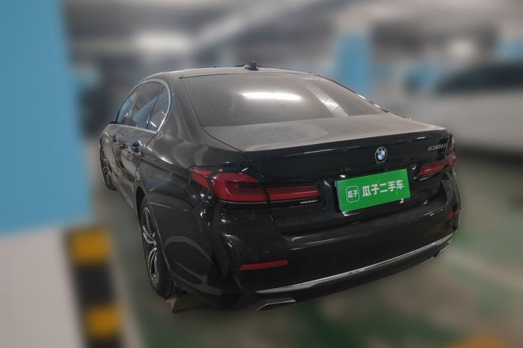 Used BMW 5 Series 2021 530Li Leading Luxury Package Rear Left 45 Deg