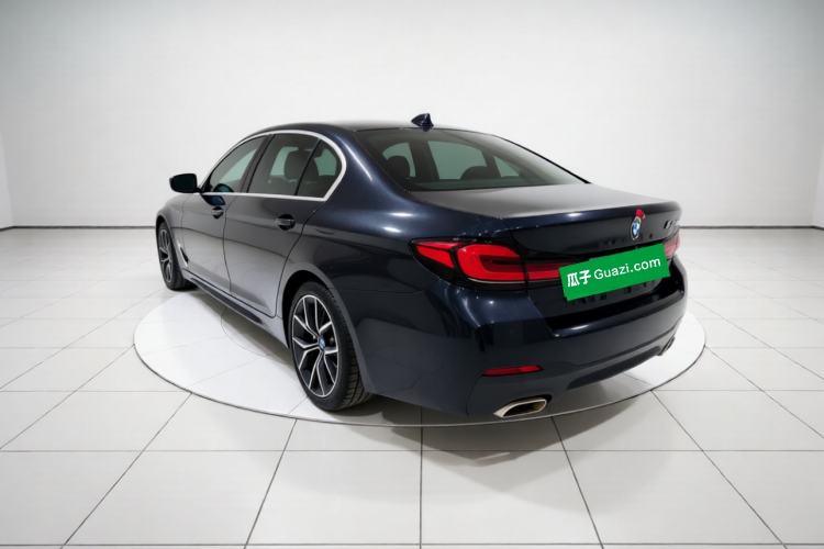 Used BMW 5 Series 2021 530Li Luxury Edition M Sport Package Rear Left 45 Deg