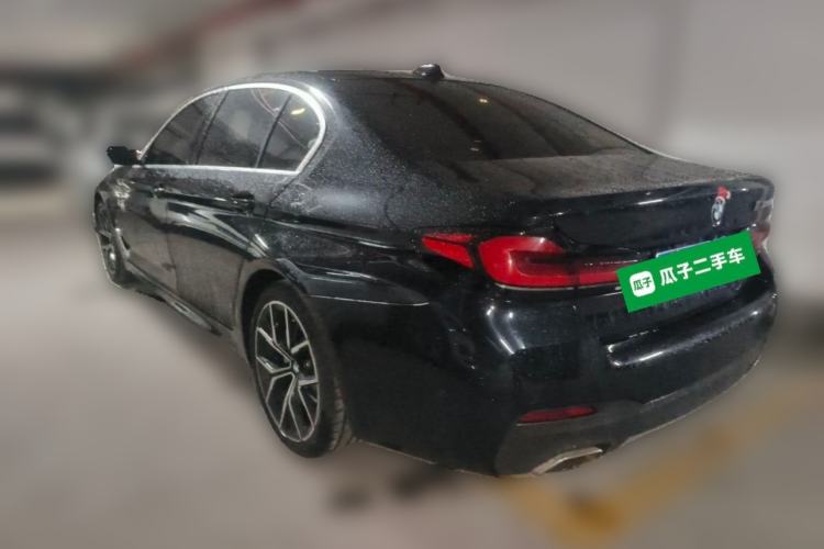 Used BMW 5 Series 2021 530Li Luxury Edition M Sport Package Rear Left 45 Deg