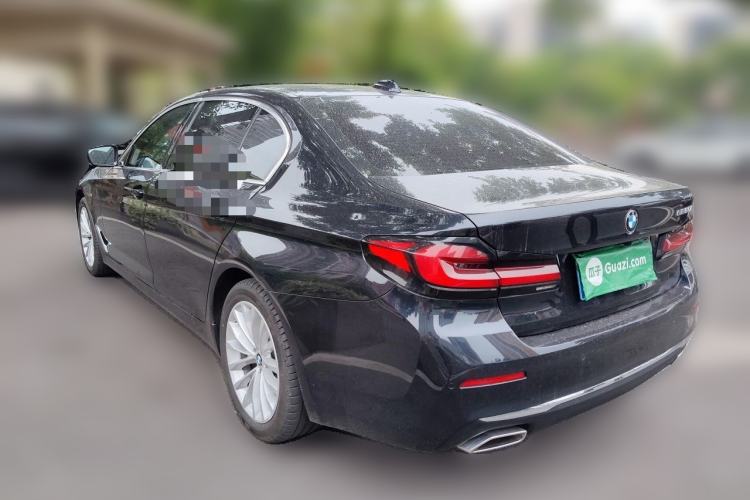 Used BMW 5 Series 2021 Updated Version 525Li Luxury Package Rear Left 45 Deg