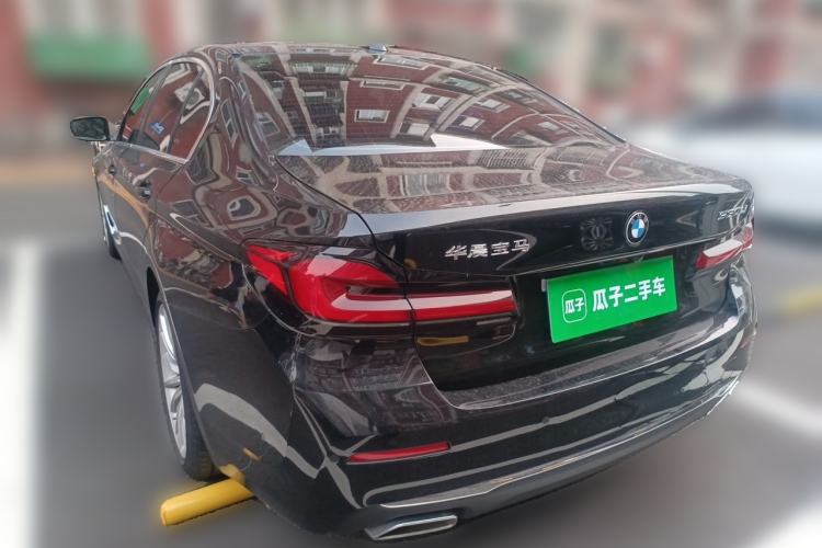 Used BMW 5 Series 2021 530Li Executive Luxury Package Rear Left 45 Deg