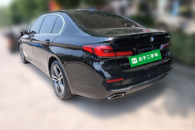 Used BMW 5 Series 2021 530Li Leading Luxury Package Rear Left 45 Deg