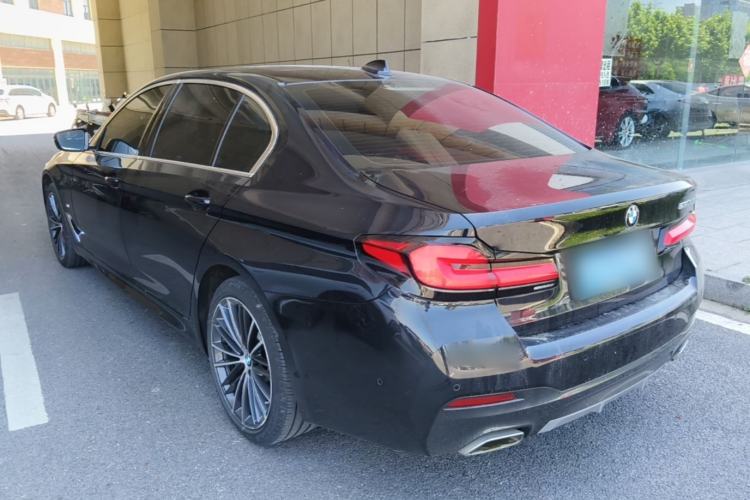 Used BMW 5 Series 2021 530Li Leading Model M Sport Package Rear Left 45 Deg