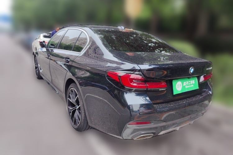 Used BMW 5 Series 2021 530Li Luxury Edition M Sport Package Rear Left 45 Deg