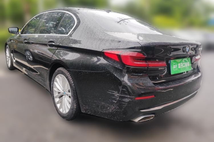 Used BMW 5 Series 2021 525Li Luxury Package Rear Left 45 Deg