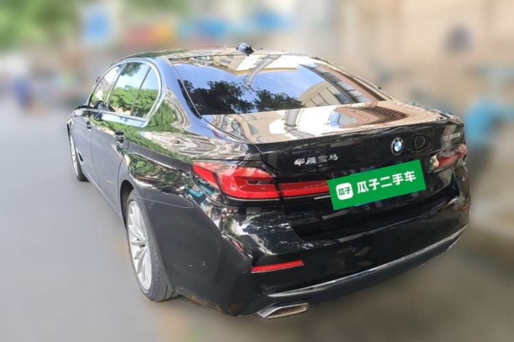 Used BMW 5 Series 2021 530Li Luxury Edition Premium Package Rear Left 45 Deg