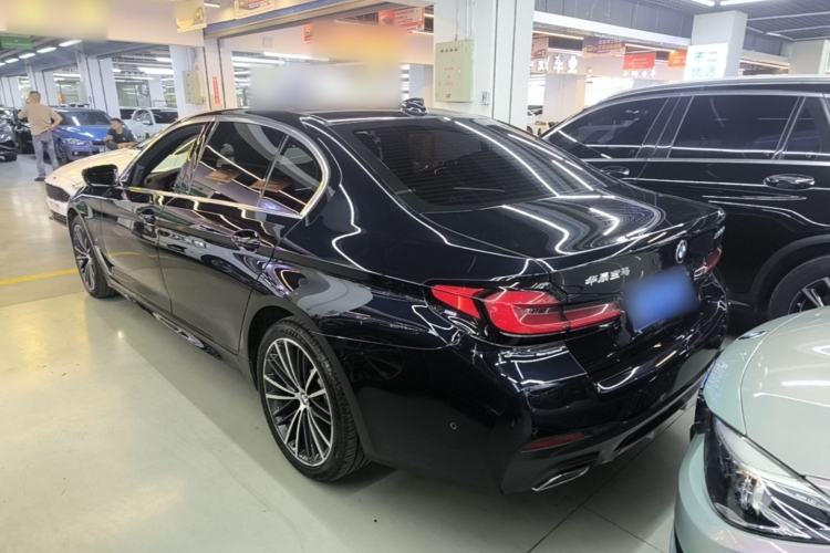 Used BMW 5 Series 2021 530Li Leading Model M Sport Package Rear Left 45 Deg