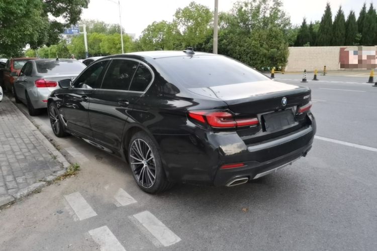 Used BMW 5 Series 2021 Facelifted 530Li Leading Edition M Sport Package Rear Left 45 Deg