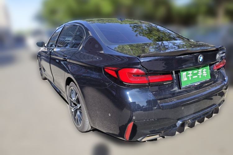 Used BMW 5 Series 2021 530Li Luxury Edition M Sport Package Rear Left 45 Deg