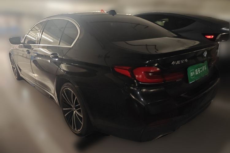 Used BMW 5 Series 2021 530Li Leading Model M Sport Package Rear Left 45 Deg