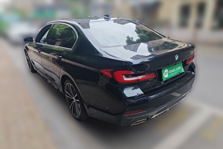 Used BMW 5 Series 2021 530Li Leading Model M Sport Package Rear Left 45 Deg