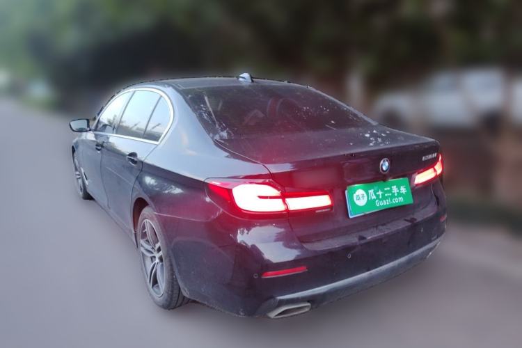 Used BMW 5 Series 2021 530Li Leading Luxury Package Rear Left 45 Deg