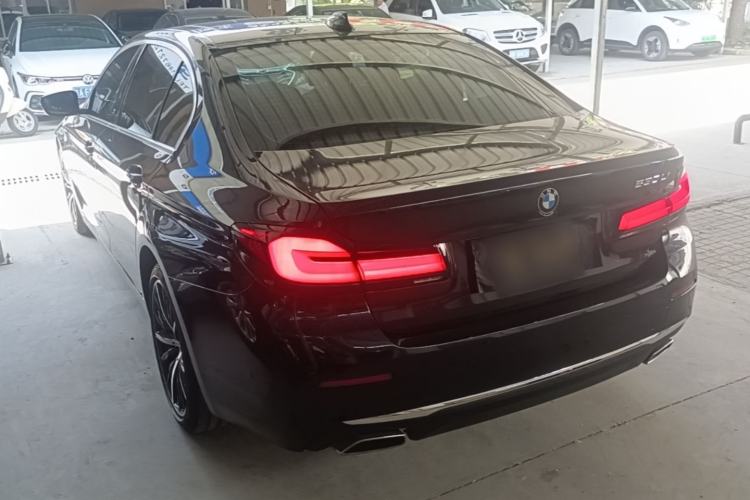 Used BMW 5 Series 2021 530Li Luxury Edition Premium Package Rear Left 45 Deg