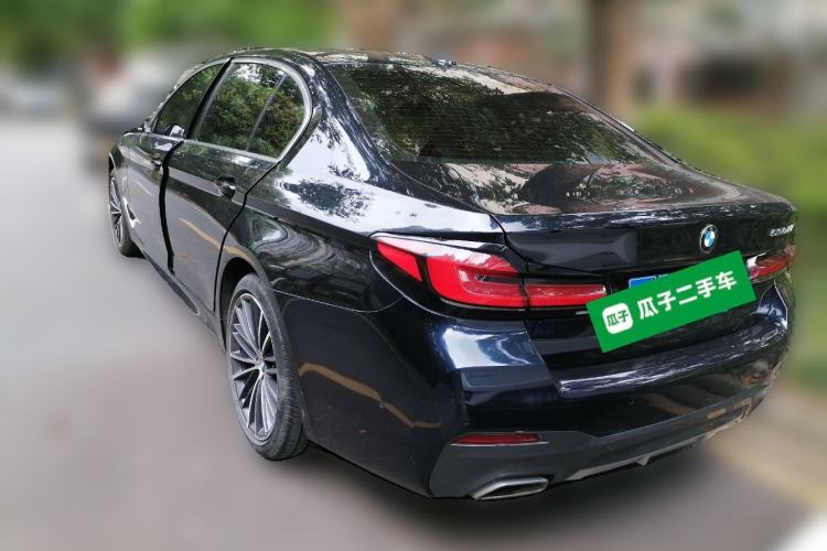 Used BMW 5 Series 2021 530Li Leading Model M Sport Package Rear Left 45 Deg