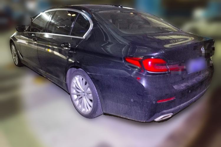 Used BMW 5 Series 2021 530Li Luxury Edition Premium Package Rear Left 45 Deg