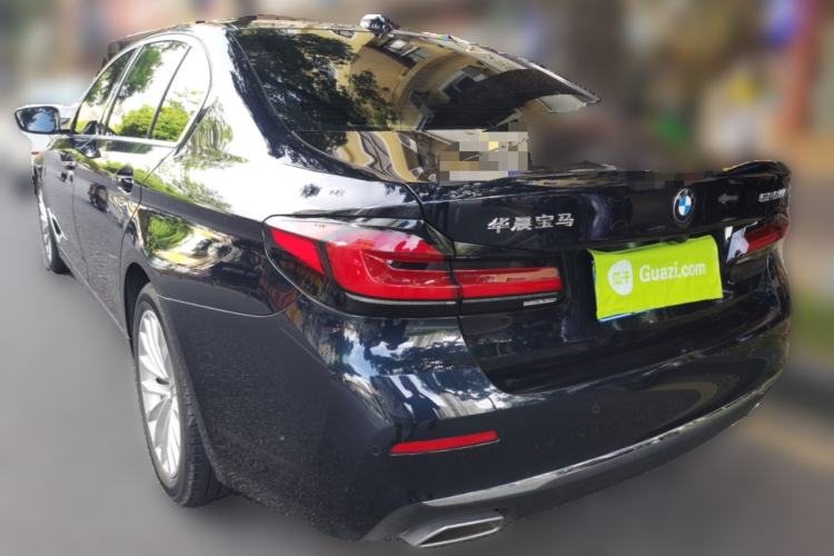 Used BMW 5 Series 2021 525Li Luxury Package Rear Left 45 Deg