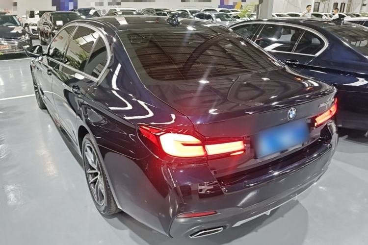 Used BMW 5 Series 2021 525Li M Sport Package Rear Left 45 Deg