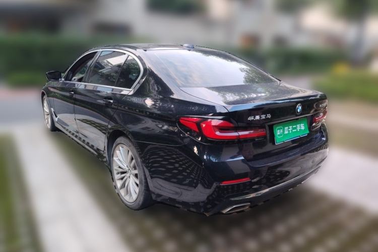 Used BMW 5 Series 2021 530Li Luxury Edition Premium Package Rear Left 45 Deg