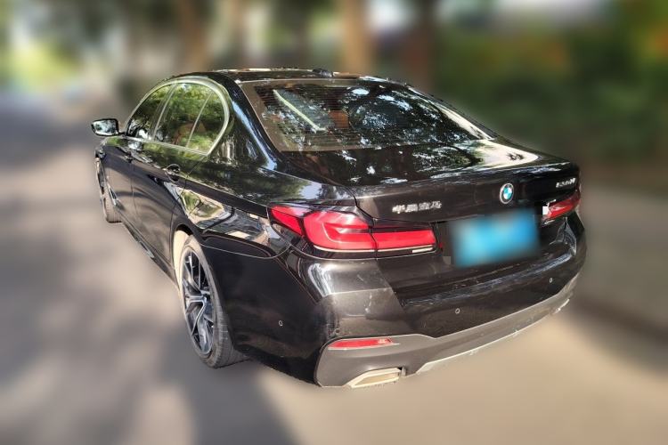 Used BMW 5 Series 2021 530Li Luxury Edition M Sport Package Rear Left 45 Deg