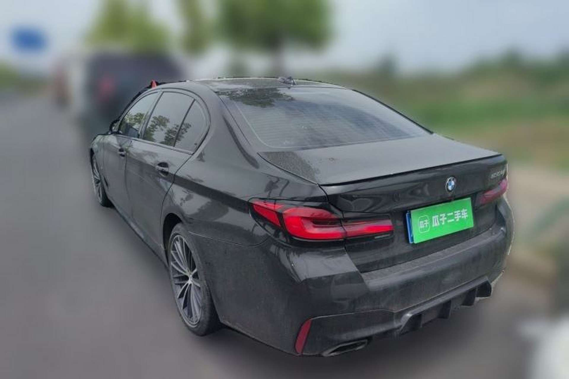 Used BMW 5 Series 2021 530Li Leading Model M Sport Package Rear Left 45 Deg