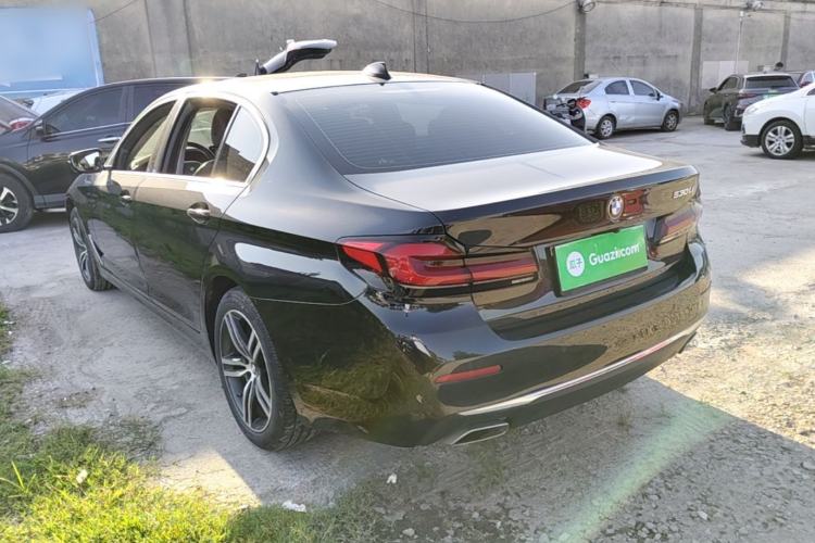 Used BMW 5 Series 2021 530Li Leading Luxury Package Rear Left 45 Deg