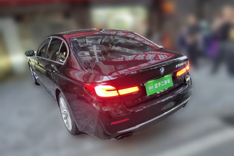Used BMW 5 Series 2021 Updated 530Li Luxury Package Premium Edition Rear Left 45 Deg