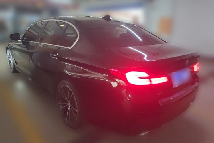 Used BMW 5 Series 2021 530Li Leading Model M Sport Package Rear Left 45 Deg