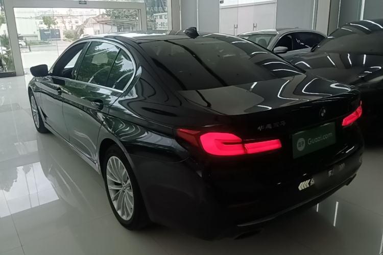Used BMW 5 Series 2021 Updated Version 525Li Luxury Package Rear Left 45 Deg