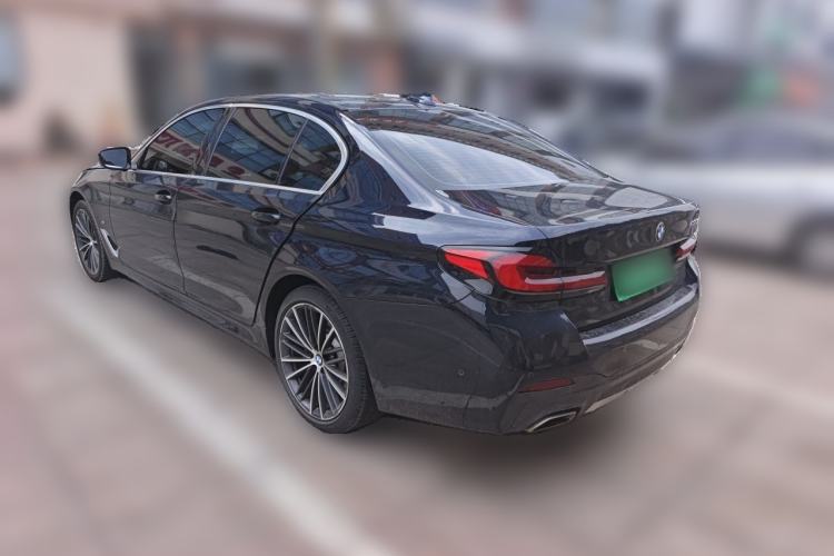 Used BMW 5 Series 2021 530Li Leading Model M Sport Package Rear Left 45 Deg