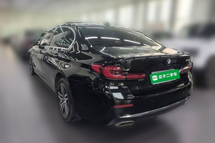 Used BMW 5 Series 2021 530Li Leading Luxury Package Rear Left 45 Deg