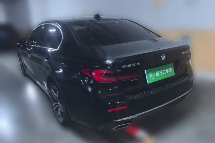 Used BMW 5 Series 2021 530Li Leading Luxury Package Rear Left 45 Deg