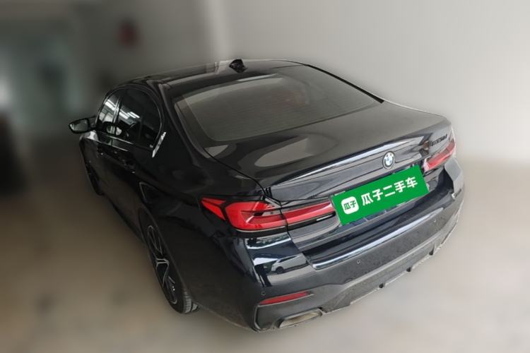 Used BMW 5 Series 2021 530Li Luxury Edition M Sport Package Rear Left 45 Deg