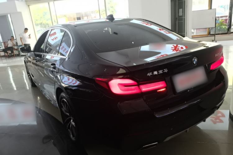 Used BMW 5 Series 2021 Facelifted 525Li M Sport Package Rear Left 45 Deg