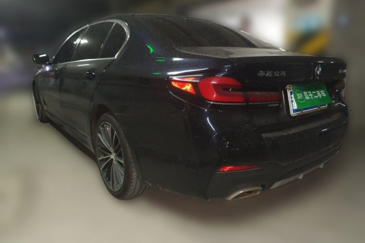 Used BMW 5 Series 2021 530Li Leading Model M Sport Package Rear Left 45 Deg