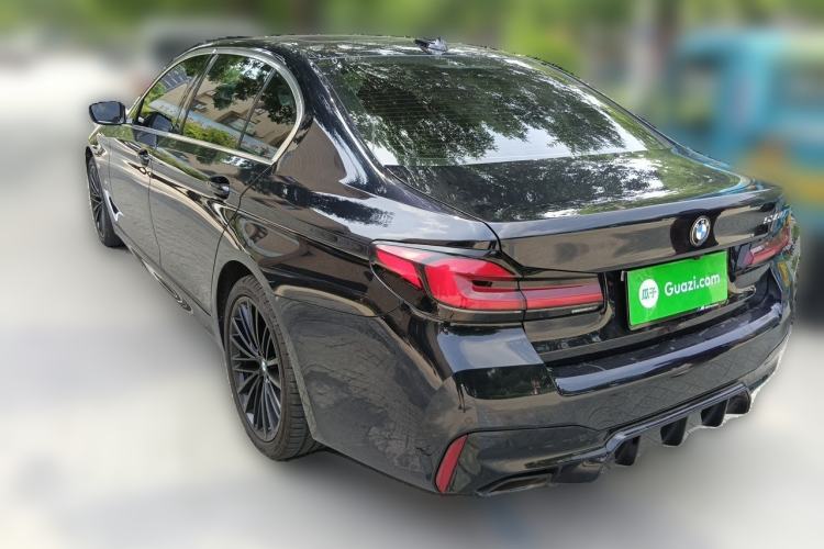 Used BMW 5 Series 2021 530Li Leading Model M Sport Package Rear Left 45 Deg