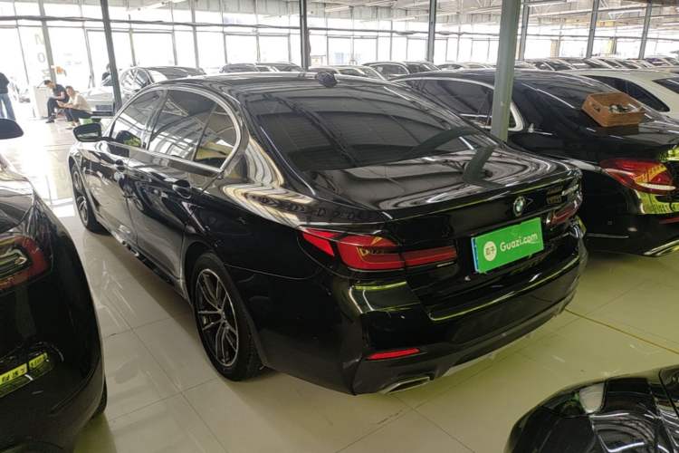 Used BMW 5 Series 2021 525Li M Sport Package Rear Left 45 Deg