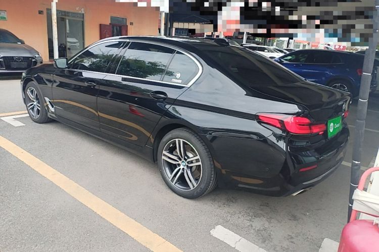 Used BMW 5 Series 2021 530Li Leading Luxury Package Rear Left 45 Deg