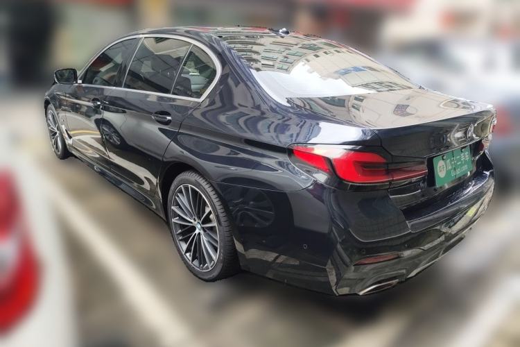 Used BMW 5 Series 2021 530Li Leading Model M Sport Package Rear Left 45 Deg
