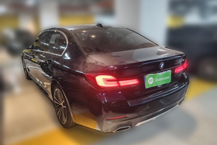 Used BMW 5 Series 2021 530Li Leading Model M Sport Package Rear Left 45 Deg