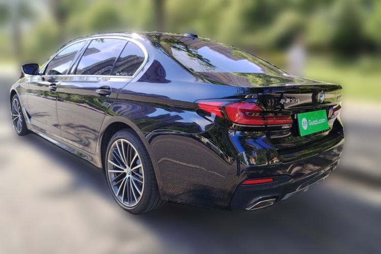 Used BMW 5 Series 2021 530Li Leading Model M Sport Package Rear Left 45 Deg