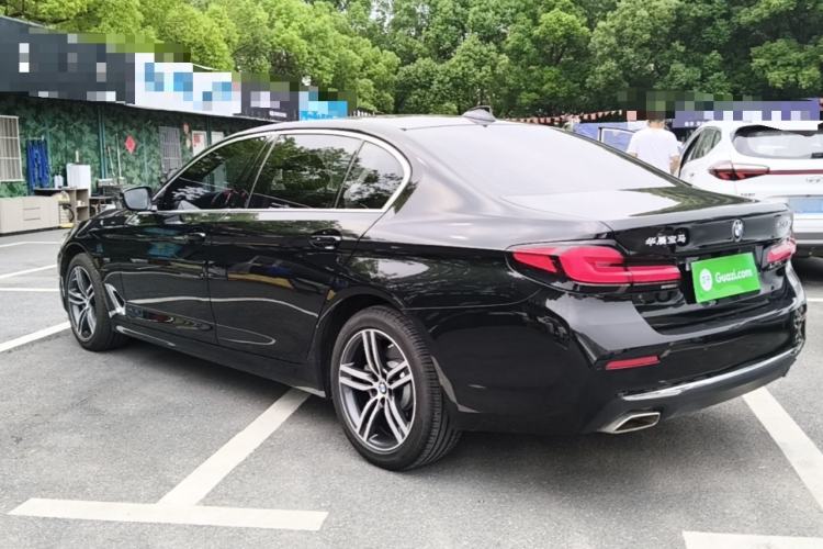 Used BMW 5 Series 2021 530Li Leading Luxury Package Rear Left 45 Deg