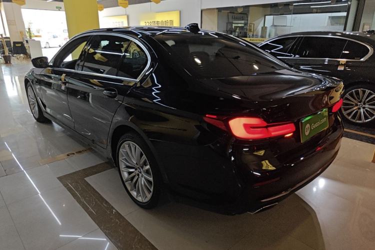 Used BMW 5 Series 2021 530Li Luxury Edition Premium Package Rear Left 45 Deg