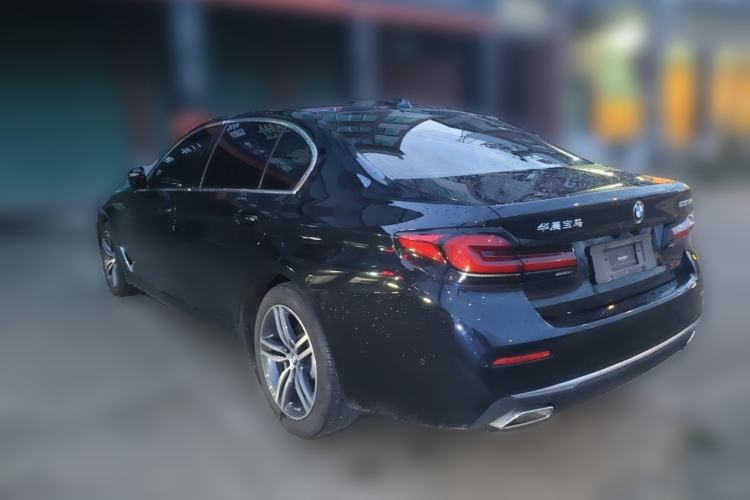 Used BMW 5 Series 2021 530Li Leading Luxury Package Rear Left 45 Deg