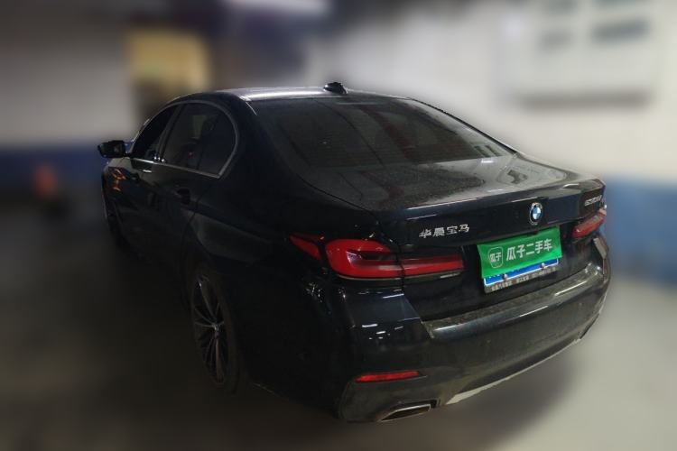 Used BMW 5 Series 2021 530Li Leading Model M Sport Package Rear Left 45 Deg