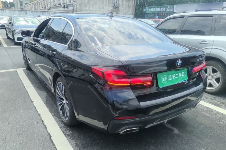 Used BMW 5 Series 2021 530Li Leading Model M Sport Package Rear Left 45 Deg