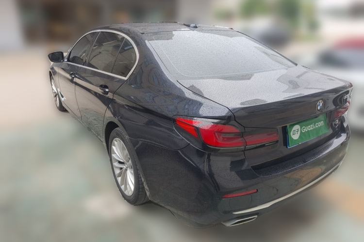 Used BMW 5 Series 2021 Updated Version 525Li Luxury Package Rear Left 45 Deg